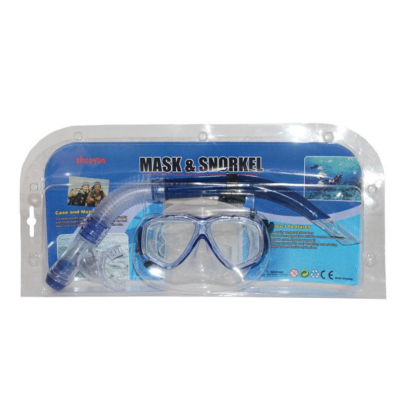 Blisterverpackung Taucherbrillen-Set für Männer, Frauen und Kinder