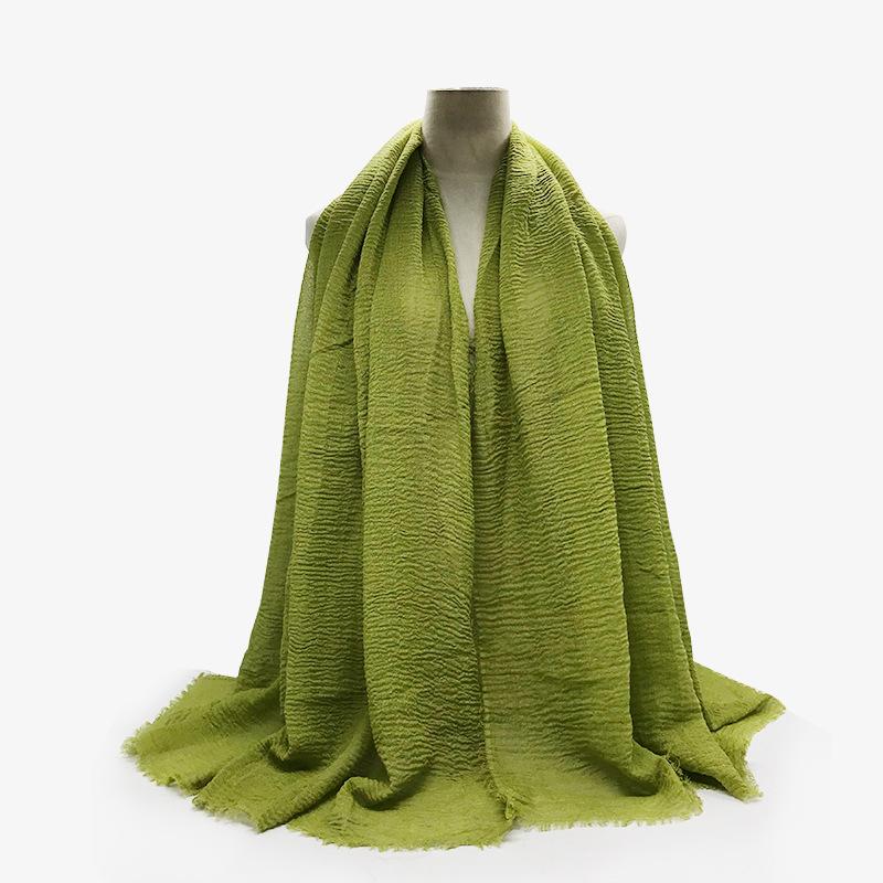 Women Cotton Linen Scarf Summer Girl Solid Color Sunscreen Thin Scarves Soft Shawl Foulard Viscose Spring Female Wrap Shawls New