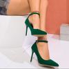 Fashion Women's Shoes  Fashion Shallow Women's High Heels Hot Sale Buckle Strap Solid Party Pumps Sexy Pointed Toe Heels