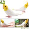 Bath Toys Plastic Simulation Parrot Figurine Educational Cartoon Bird Sculpture Cute DIY Parrot Ornament Party Favors