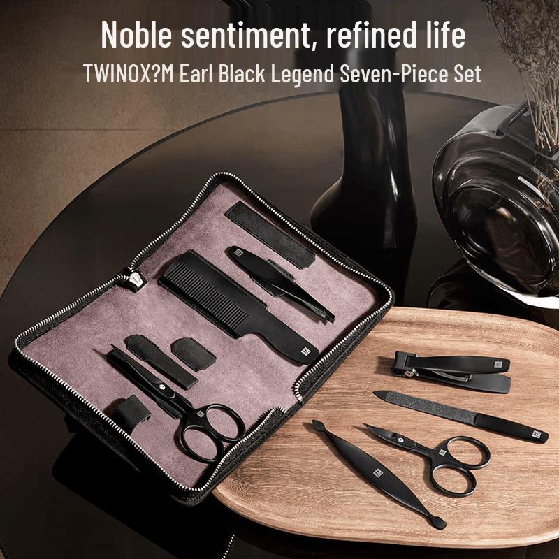Zwilling Dark Knight 7-Piece Manicure Set
