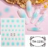 Blush Nail Art Sticker DIY Pink Polka Dot Nail Art Decal Nail Accessories