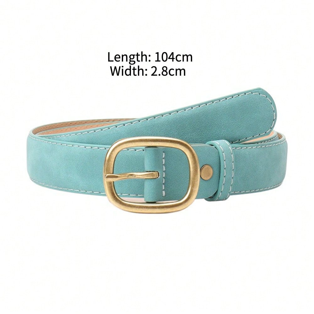 New Fashion Retro Women's Belt Trendy Pin Buckle Belt Women's Versatile Jeans Belt