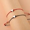 Bracelet Alloy Personalized Heart Bracelet for Girlfriend Jewelry Couple Present