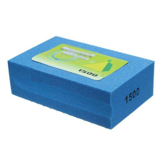 60-3000 Grit Diamond Hand Polishing Pad Block Granite Marble Glass Grinding