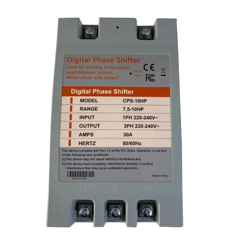 Industrial 15A Digital Phase Shifters for Converting Single Phase To Three Phase In Residential & Commercial Setting 
