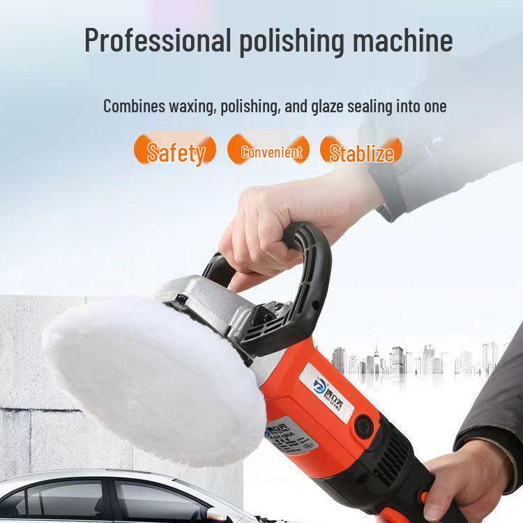 Electric Mini Car Polisher Waxing Tool for Scratch Repair and Household Use