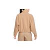 Nike Fleece-Lined Funnel Neck Jacket With Logo Print Women Jacket Maize DO7761-200