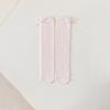 Summer Girls Hollow Mesh Bow Knee High Socks 3-8T Comfortable Breathable Children Stockings 4 Colors
