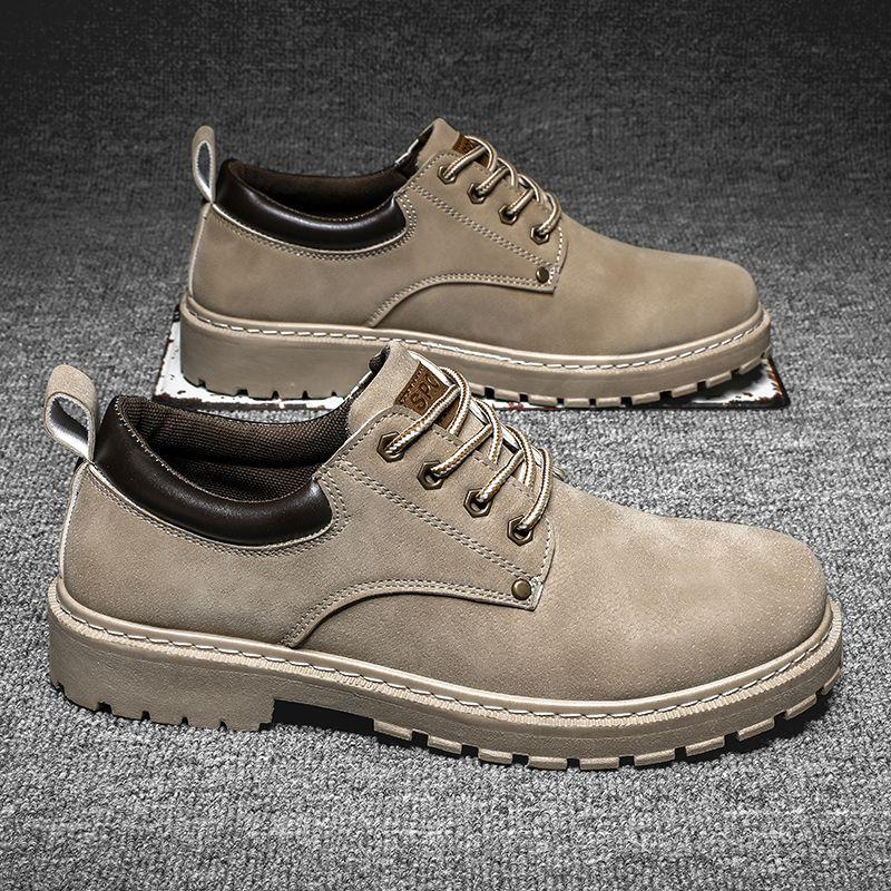 Fashion 2024 New Versatile Casual Spring and Summer Anti Slip Breathable Men's Work Shoes