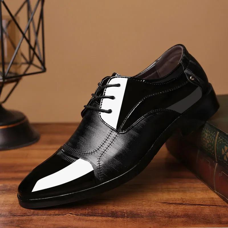 Herrenmode Baita Hochzeitsschuhe Herren Freizeitschuhe Leder Business Formell Lässig Lederschuhe Herren Große Größe