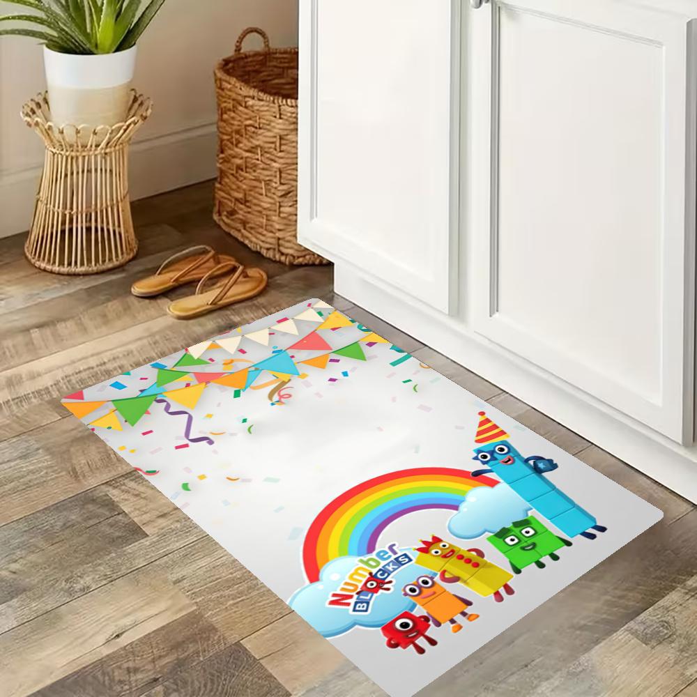 Numberblocks Nonslip Kitchen Mat Floor Carpet Rug For Indoors Outdoors Home Decor Room Supplies Spring Decor
