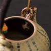 100ml Chinese Ceramic Teapot Handmade Ball Hole Filter Tea Pot Beauty Tea Infuser Small Capacity Kettle Travel Teaware Gifts