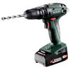 Metabo SB 18 Cordless Impact Drill - 2x18V/2Ah Li-ion - SC 60 Plus Charger - Plastic Case