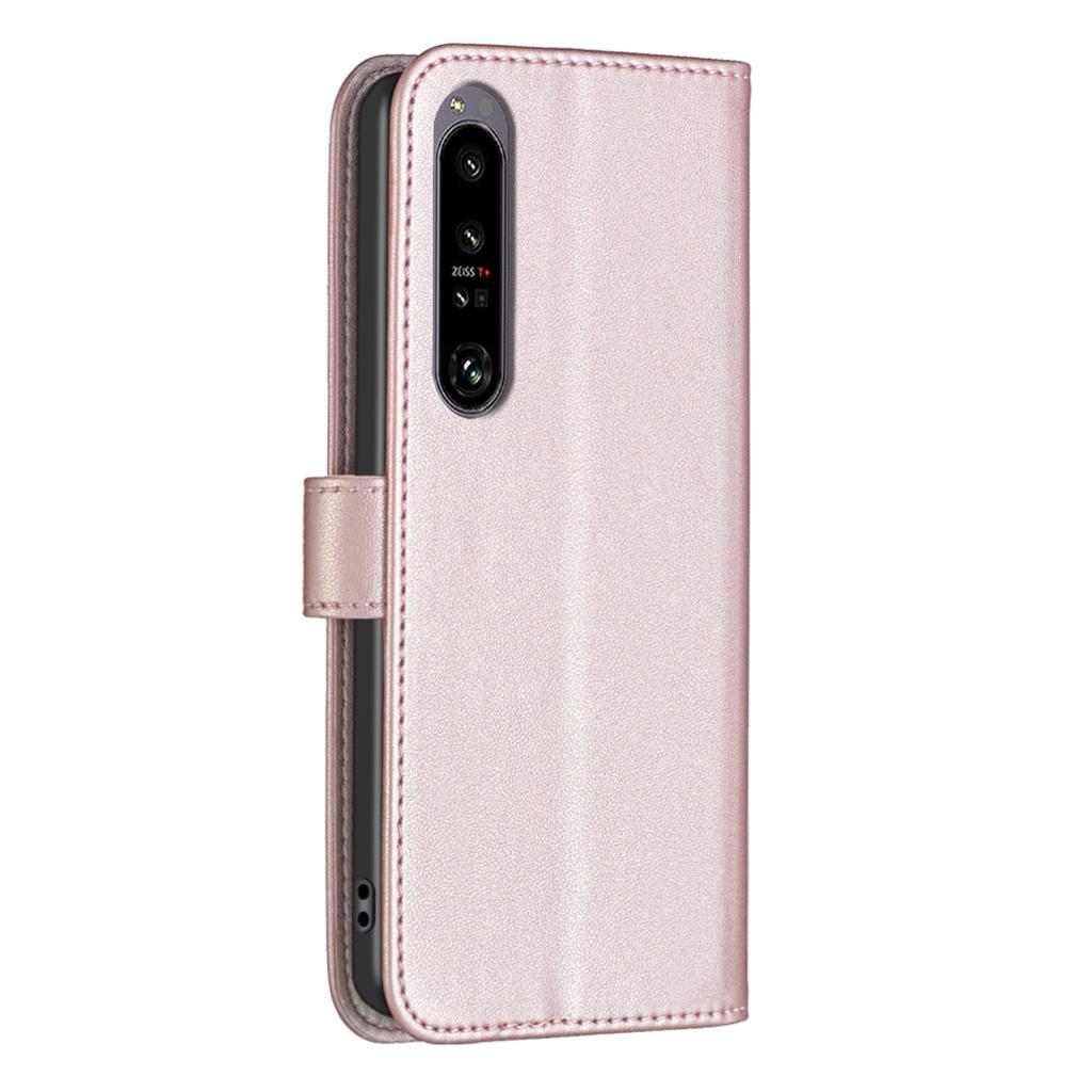 BINFEN COLOR BF17 For Sony Xperia 1 VI Magnetic Phone Case Leather Flip Stand Cover