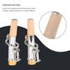 2 PCS Saxophone Neck Brass Mouthpiece Metal Sax Curved Necks and Straight Neck for Soprano Saxophone Instrument