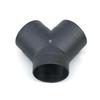 75mm Air Vent Ducting Y Piece Elbow Pipe Outlet Exhaust Connector For Eberspaecher Air For Diesel Parking Heater