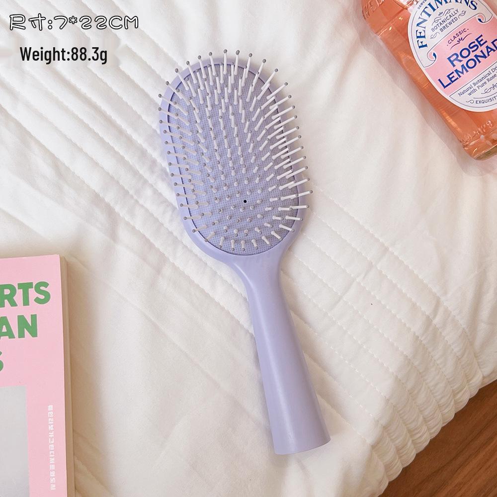 Large Curved Hairbrush with Airbag, Scalp Massage, Men's Fluffy Comb, Curling and Styling Vent Brush.
