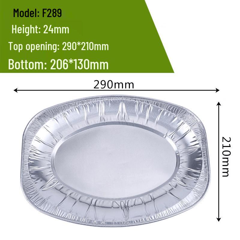 Oeny Disposable Barbecue Foil Fish Plate