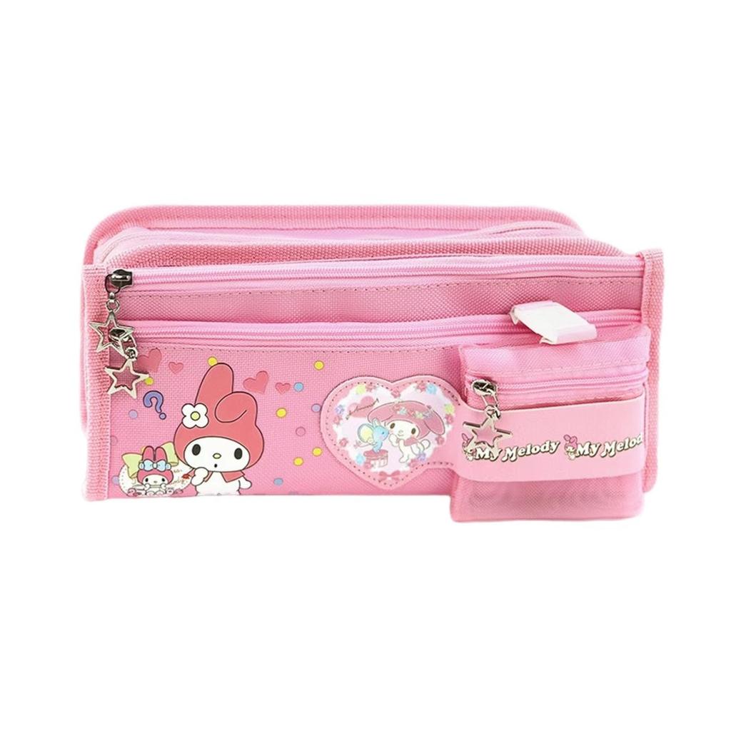 LYLIDIA My Melody Pen Pencil Pencil My Melody Pen Large Capacity Storage Makeup My Melody Stationery Storage For Elementary School Junior High School