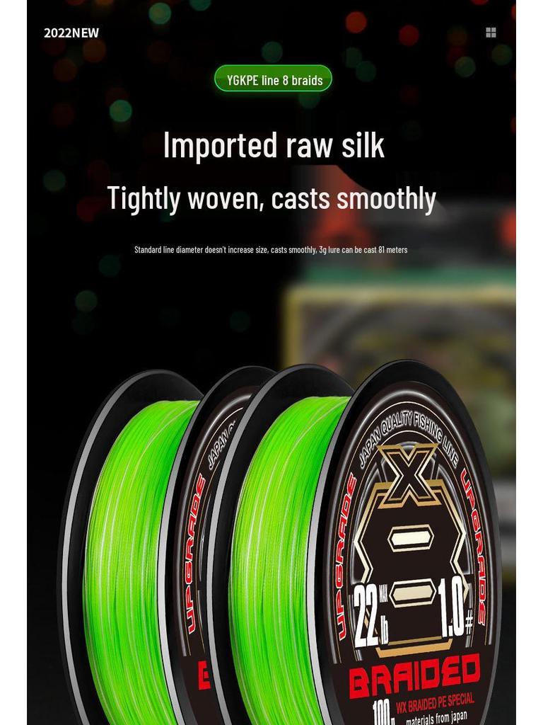 Thunder Frog 12-Strand Dyneema Long Cast Braided Fishing Line