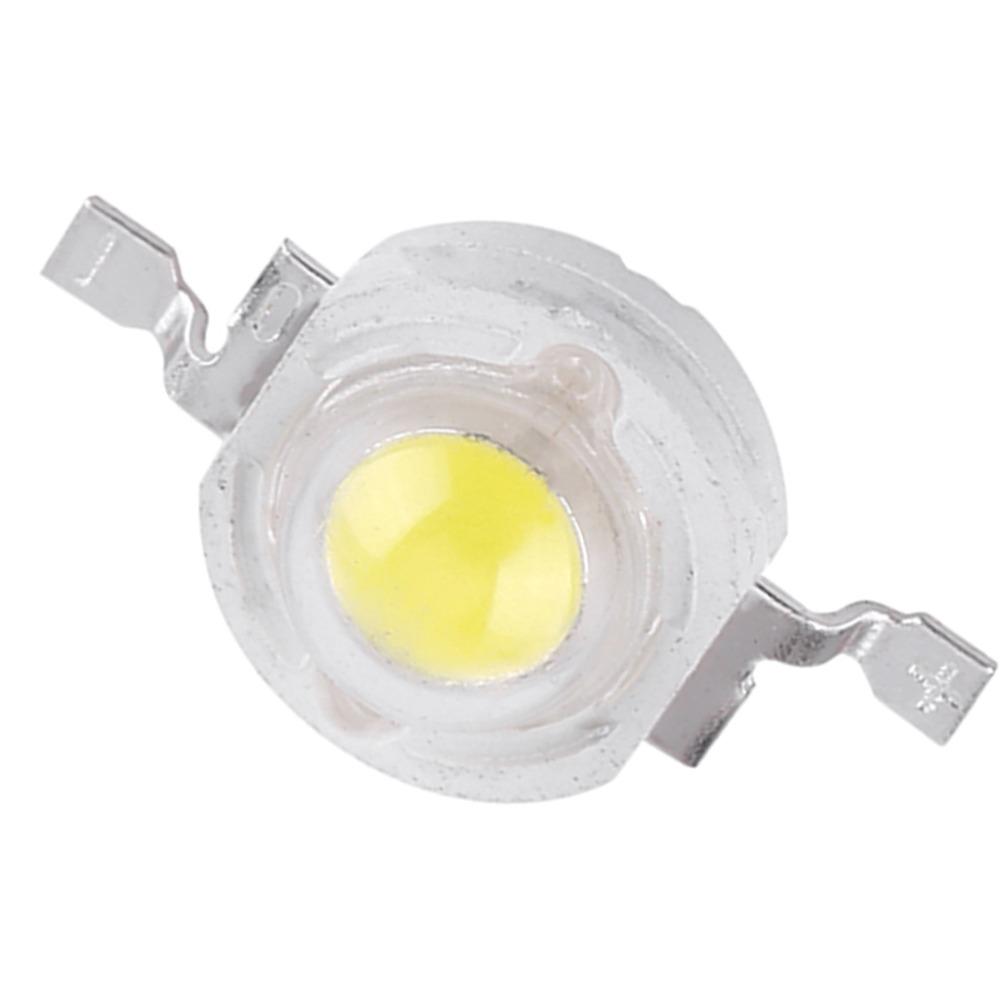 50PCS 110LM/W High Power LED Beads 1W High Power LED Chip Bulb COB Lamp Chip Spotlight Replacement