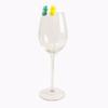 Wine Glass Markers Set of 6 Cute Pineapple Silicone Drink Glass Charms Tags Identification Cup Labels Signs for Party