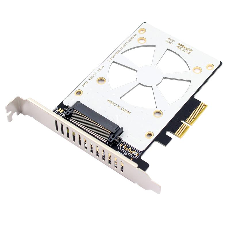 U.2 to PCIE Adapter Riser PCI Express 3.0 X4/X8/X16 to SFF-8639 U.2 Adapter for Intel 750 2.5" NVMe PCIE U2 SSD SATA SSD Adapter
