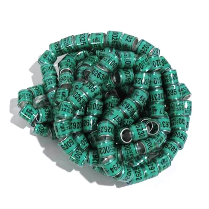 20Pcs Multicolor Practical Pigeon Foot Ring With Word Quality Durable Bird Ring