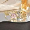 Y2k Charm Star Watch Zinc Zinc Zinc Alloy Chain Watches Luxury Star Shape Bracelet  Woman Ladies