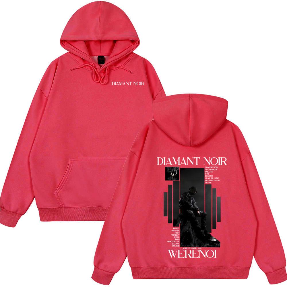 

Hot Sale Hoody Rapper WeRenoi Diamant Noir Album Wear Men Women Hip Hop Fashion Clothing Male Cotton Clothes Vintage Streetwears S