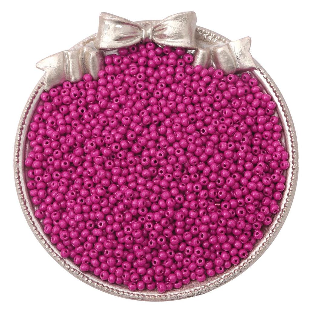 2mm 2000Pcs High Quality Seed Beads Paint Solid Color Glass Beads for Bracelet Necklace DIY Jewelry Accessories Making