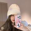 Soft And Comfortable Knitted Acrylic Hat For Women With Cute Bow Perfect For Winter And Autumn Fashion