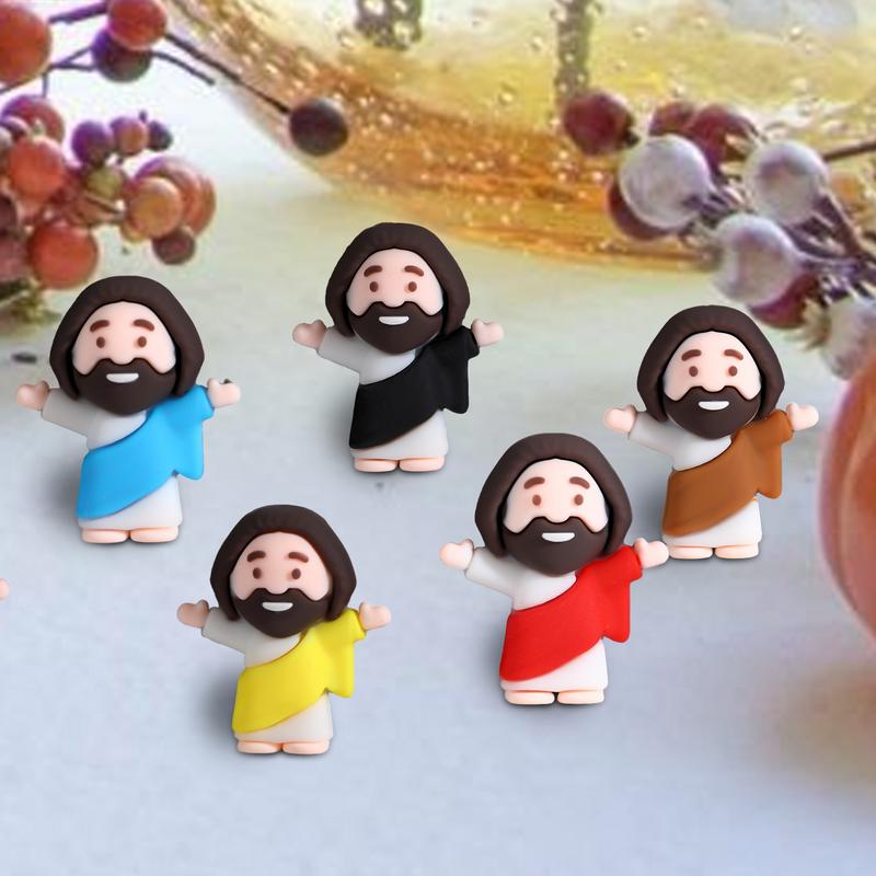 Easter Jesus Toys Christmas Mini Jesus Figurines Decorative Multifunctional Party Favors Sunday School Craft 20pcs Easter Jesus