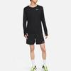 Nike Reflective Logo Slim Fit Printed Running Training Long Sleeve T-Shirt Men Tops Black DD4755-010