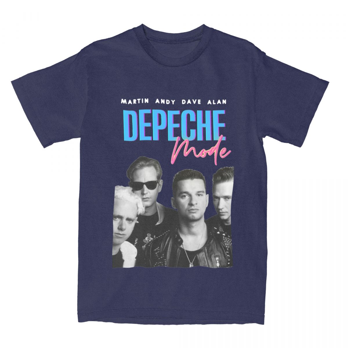 

Casual Depeches Mode Retro T Shirt For Men Women 100Cotton Short Sleeve Round Neck Summer Top Tee 4XL
