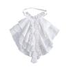 Unisex Ruff Shirt Detachable Collar Scarf for Womens and Mens Stage Play Formal Wear Gentleman Removable Fake Collar Tie