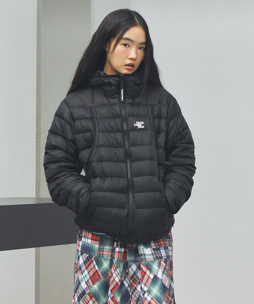 Cavish Light Weight Down Jacket Black(Cv2Ewub901A)