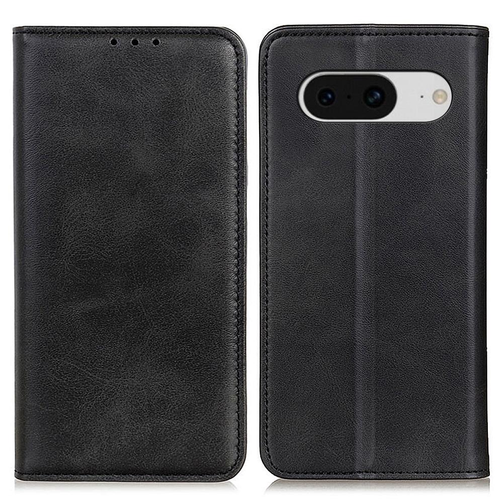 For Google Pixel 8 Split Leather Phone Case Folio Flip Stand Wallet Shockproof Protective Cover