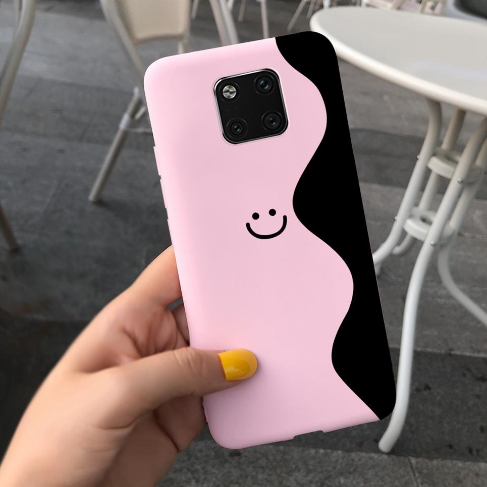 

Case For Huawei Mate 20 Pro Shockproof Matte Soft Cover For Huawei Mate20 Mate20Pro Cartoon Liquid Silicone Candy Housing Etui Mate 20 Pro