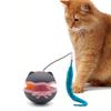 With Bell Cat Tumbler Toy Rotating Tumbler Design Electric Cat Roller Track Roller Track Cat Teasing Stick Pet Exercise