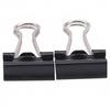 Office Document Clamps Binder Clips Foldback Office Supplies Black Grip Clamps