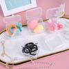 20Pcs Mini Plastic Storage Box Transparent Jewelry Storage Box Container Portable Earring Ring Earplugs Packaging Storage Case