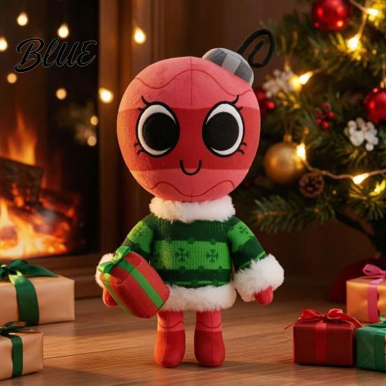 Christmas Plush Toy Cartoon Horror Doll Soft Stuffed Animal for Game Fans Realistic Doll Cute Ragdoll Kids Boys Girls Birthday Gift Friends