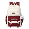 Letter Backpack Printed Large Capacity Anti Splashing Water Student Schoolbag
