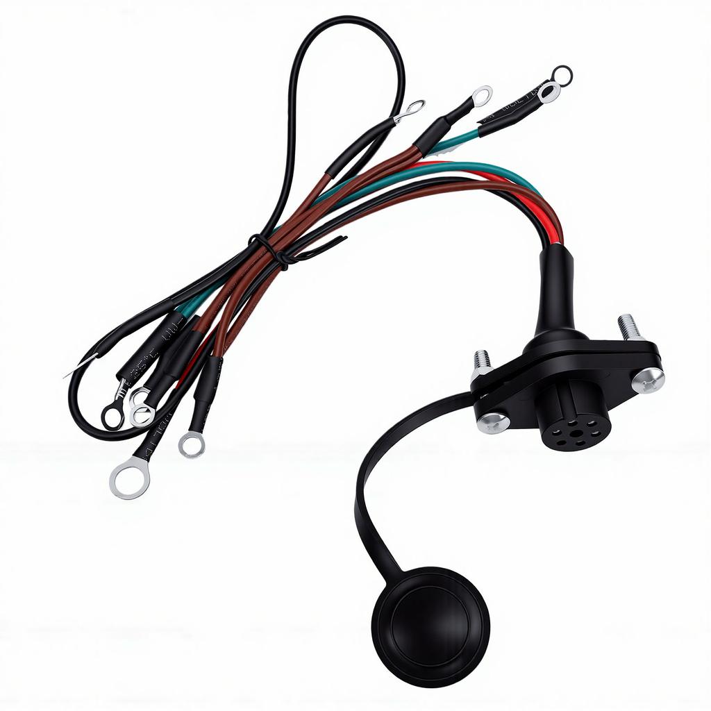 Winch Connector Socket Harness 39886 Heat Proof Sealing Replacement for Warn 9.5cti 9.5ti 9.5si 16.5ti