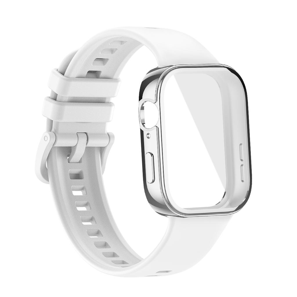 Für Huawei Watch Fit 3 Armband Weiches Silikon Sportuhrband + TPU Weiche Hülle Atmungsaktives Smartwatch Armband Für Huawei Fit3 Correa