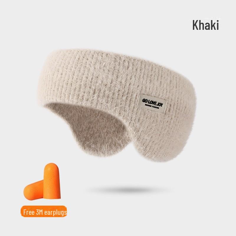 

Зимние шерстяные вязаные наушники: Ветрозащитный, морозостойкий, не замерзает, на бархатной подкладке, универсальный (ДЕЗ43) One-size