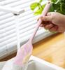 Spatule antiadhésive en silicone rose, manche rond, grattoir à gâteau, crème, beurre, pâtisserie, outils haute température pour cuisines