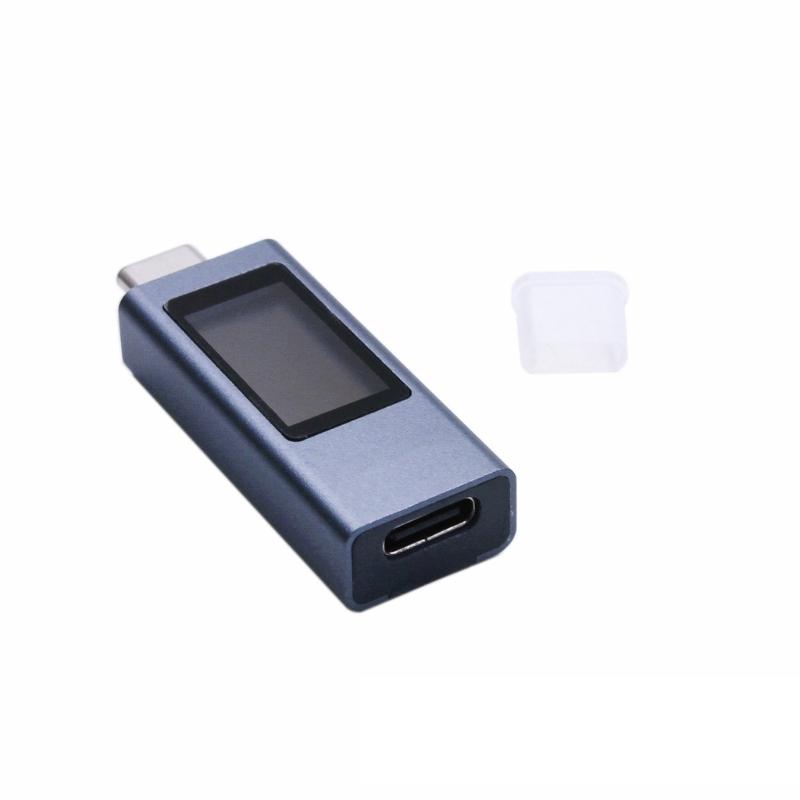 Professional USB Type C Charging Detectors Real Time Voltages Current Monitors PD 3.0 Fast Charge Analyzers 12A Capacity